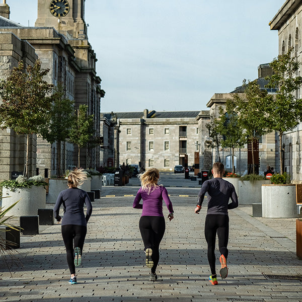 Runners wearing Responsive™ performance wear