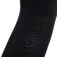 ABSOLUTE360 black arm sleeves close-up showing ventilation mesh and textured pattern