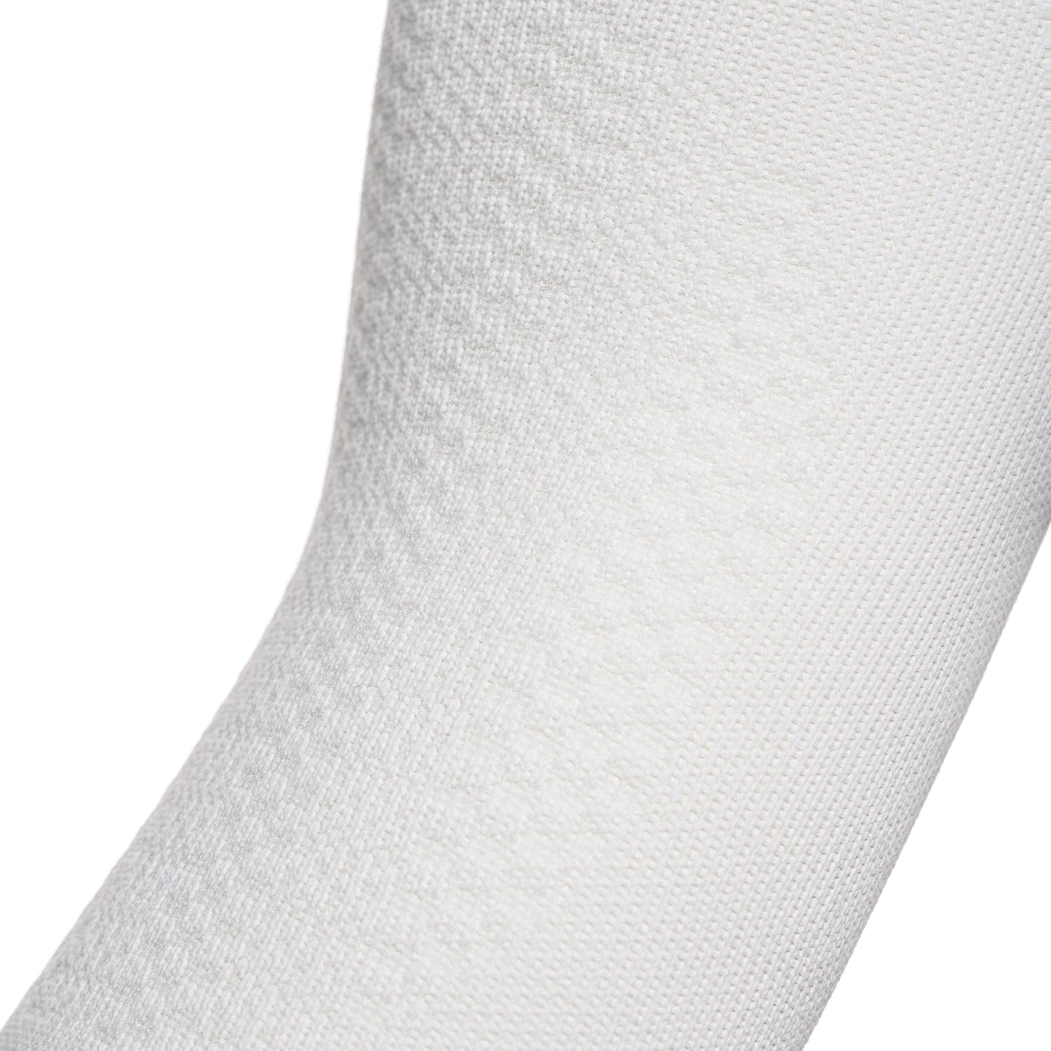 ABSOLUTE360 white arm sleeves close-up showing ventilation mesh and textured pattern