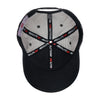 ABSOLUTE360 Heritage Trucker Hat in black, inside view on white background