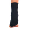 ABSOLUTE360 black ankle support brace, back view on white background