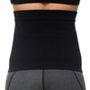 ABSOLUTE360 black back support, back view on white background