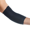 ABSOLUTE360 black elbow support, front view on white background
