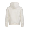 ABSOLUTE360 men's & women's pullover hoodie in white , back view on white background