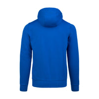 ABSOLUTE360 Logo men's & women's pullover hoodie in cobalt blue, back view on white background