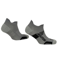 ABSOLUTE360 grey low-cut running socks, product image on white background