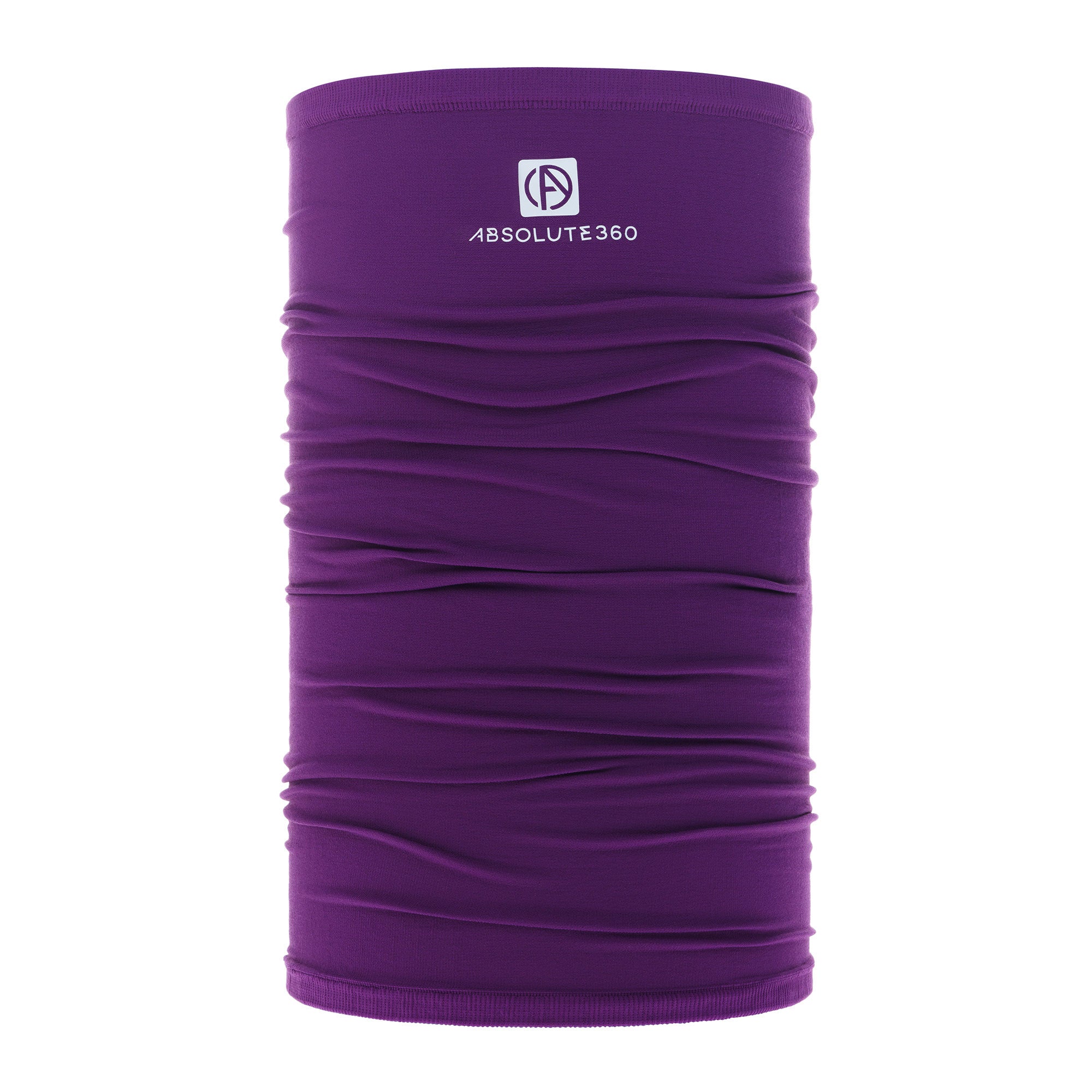 ABSOLUTE360 imperial purple multifunctional neck tube snood for running, sports, and outdoor use