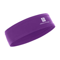 ABSOLUTE360 imperial purple slim running headband for sports and fitness