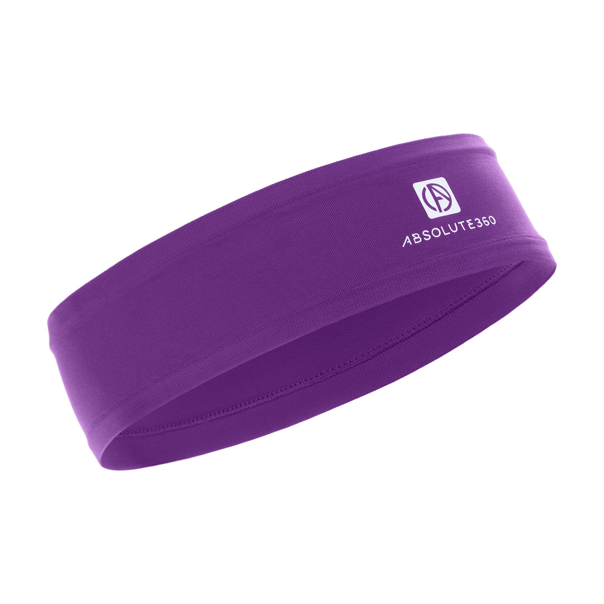 ABSOLUTE360 imperial purple slim running headband for sports and fitness