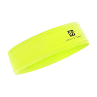 ABSOLUTE360 neon yellow slim running headband for sports and fitness