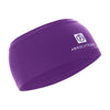 ABSOLUTE360 imperial purple wide running headband for sports and fitness