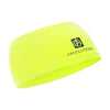 ABSOLUTE360 neon yellow wide running headband for sports and fitness