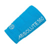 ABSOLUTE360 turquoise wristband with pocket, showing branding text, product image on white background