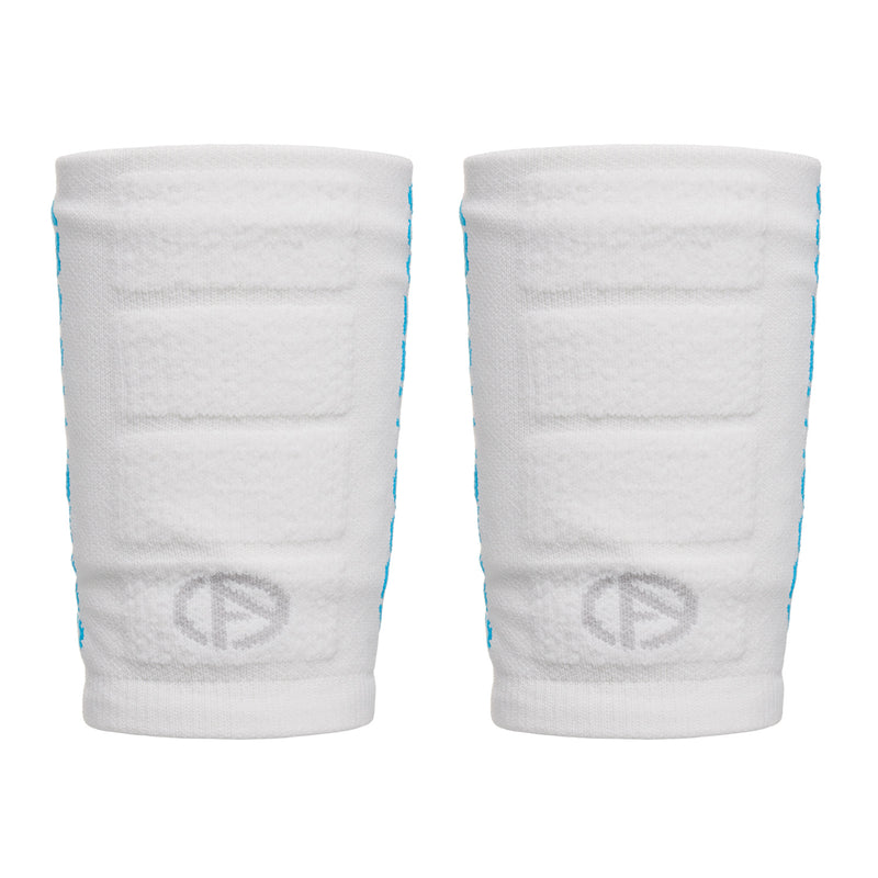 ABSOLUTE360 white pair of wristbands with pocket, product image on white background