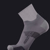 ABSOLUTE360 grey low-cut running sock, product video on black background