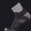 ABSOLUTE360 black low-cut running sock, product video on black background