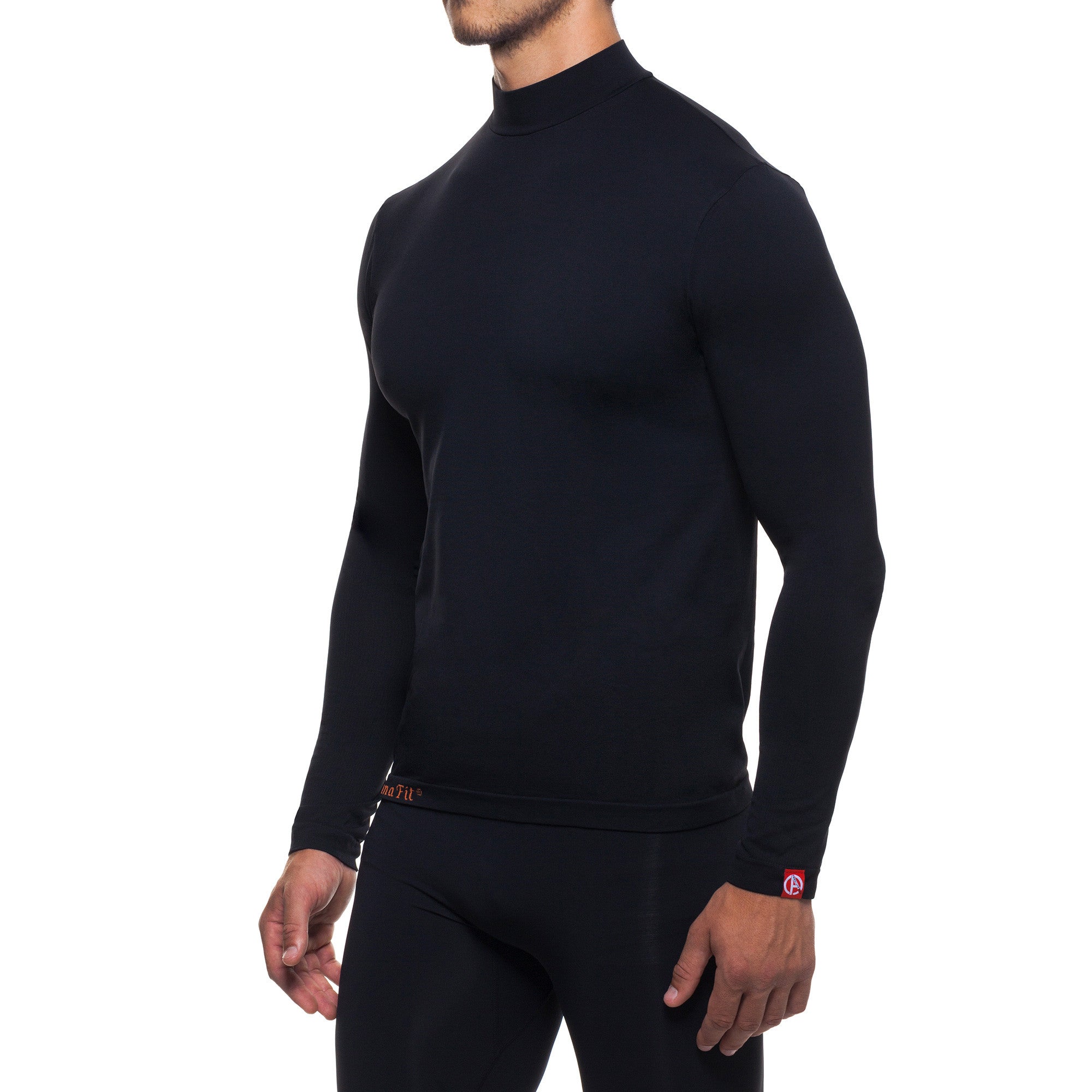 Men's [AR] T-Shirt Long Sleeve Mock Neck | ABSOLUTE360®