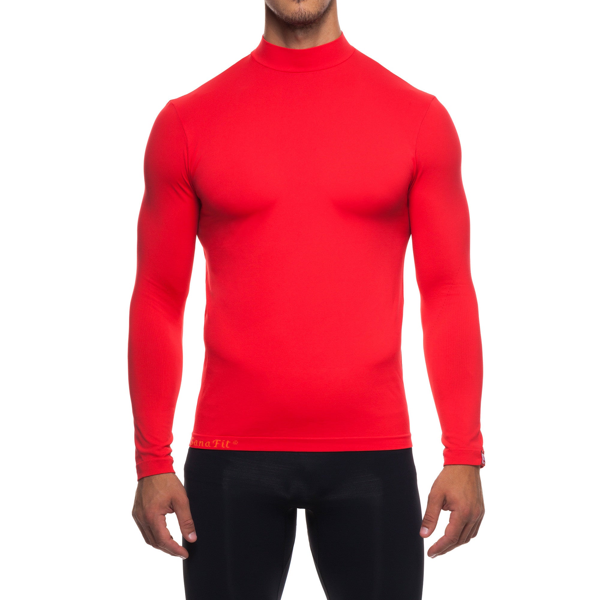 Men's [AR] T-Shirt Long Sleeve Mock Neck | ABSOLUTE360®